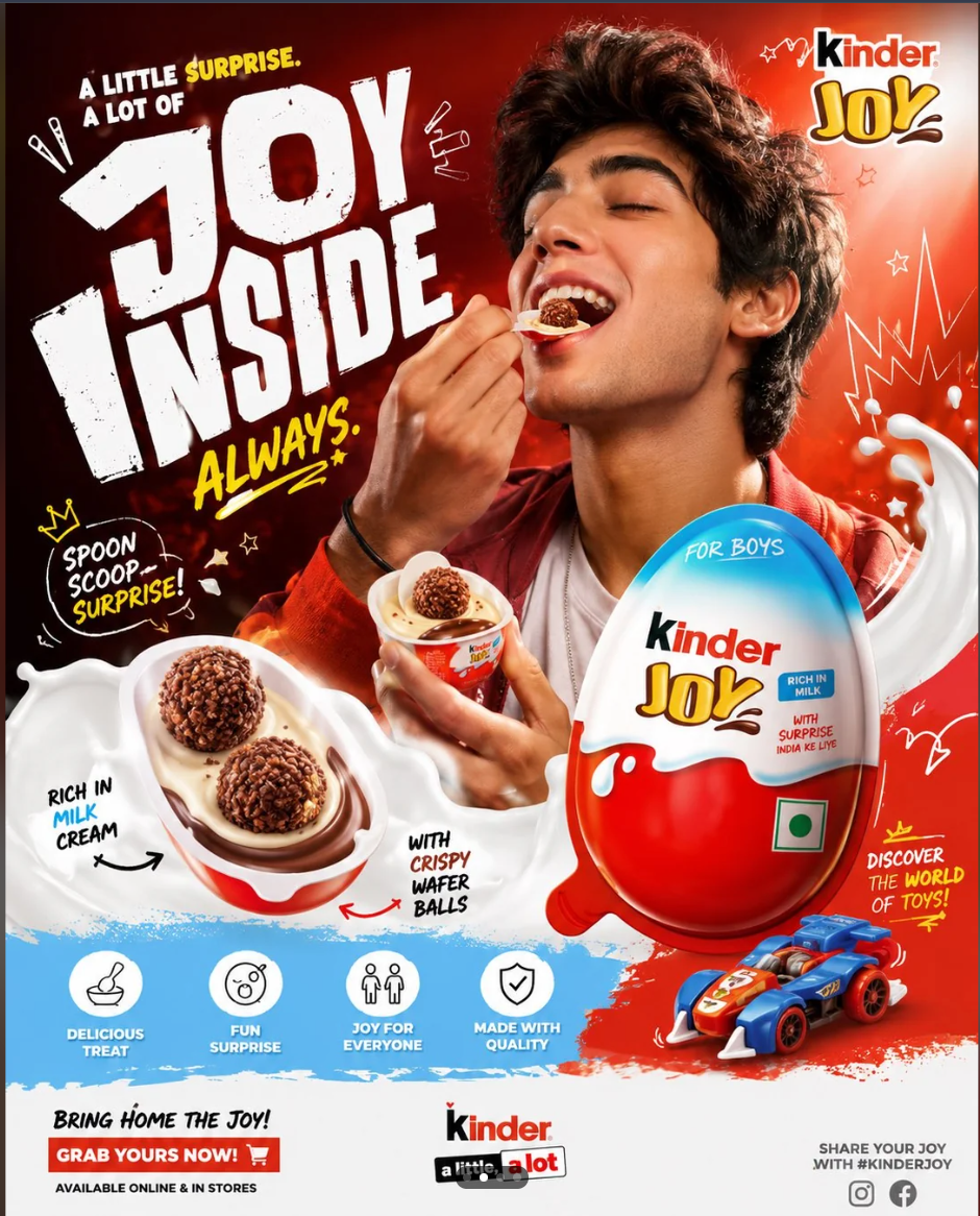 Prompt to Generate commercial chocolate campaign